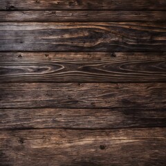 Naklejka premium Dark rustic wooden background rough plank texture