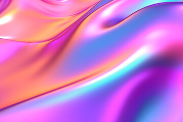 Close Up of Vivid Pink and Blue Background