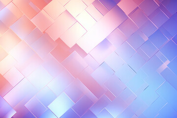 Blue and Pink Abstract Background With Squares