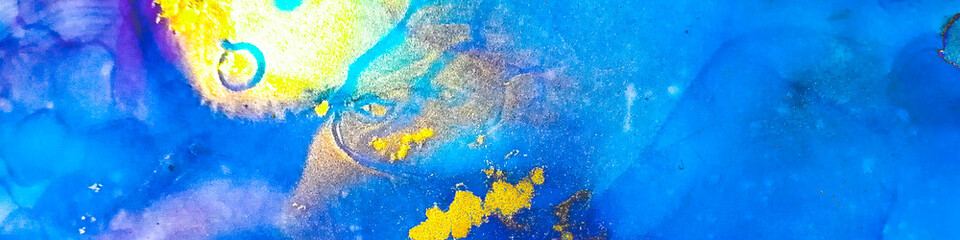 Rainbow Brush Oil Color. Wash Background. Colored