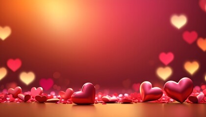 valentines background with candles