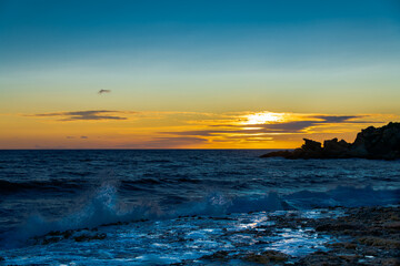 French riviera sunset too