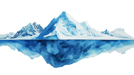 Eisberge Antarktis Landschaft Gletscher Berge Nordpol Vektor