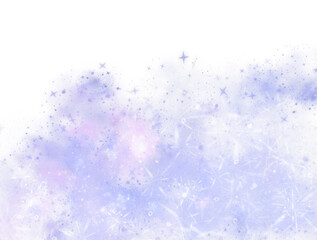 purple galaxy background on transparent background clipart copy space for text