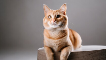 beautiful cute orange cat