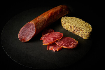 
Fiambre de bellota, Spanish cold cuts with bread