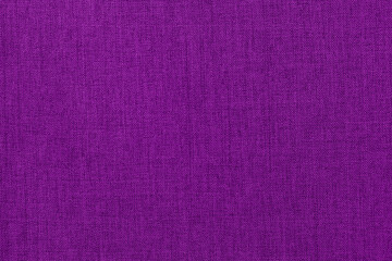 Dark purple linen fabric texture background, seamless pattern of natural textile.