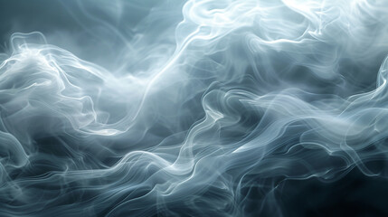 A mesmerizing scene of smoke trails, creating a sense of depth and dimension.