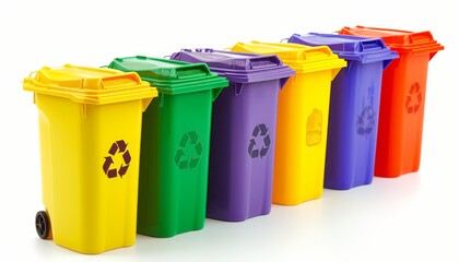 Visual guide for waste separation and recycling with instructions and helpful tips