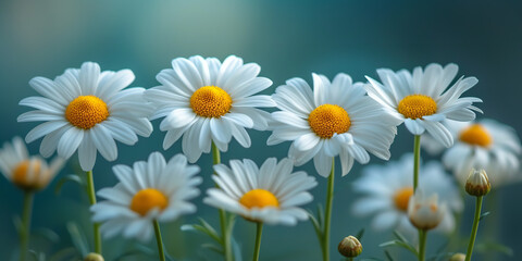 Fototapeta premium field of daisies