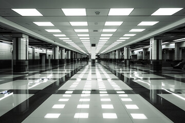 Fototapeta premium corridor in building