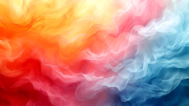Abstract animation of colorful watercolors moving in opposite directions. seamless looping 4k time-lapse animation video background
