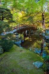 Fototapeta na wymiar Kyoto Imperial Palace with Gonaitei garden in Kyoto, Japan