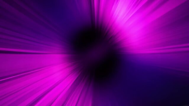 Abstract line background in purple tones with black hole in the middle. High quality FullHD footage