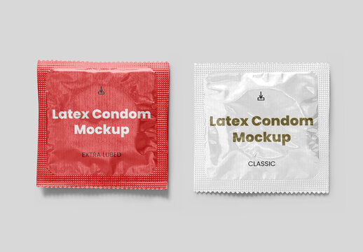 Lying Condom Mockups
