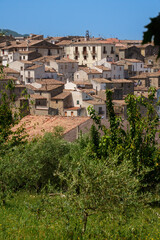 Fototapeta na wymiar Gambatesa, old village in Molise, Italy