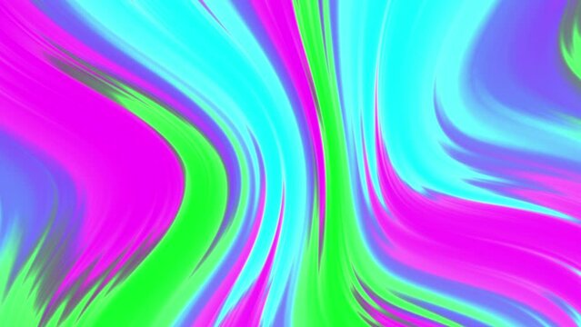 Liquid marbling paint animation background. Liquid fluid abstract marble texture in animation background. Rainbow wave background. Abstract background in liquid red and blue colors.