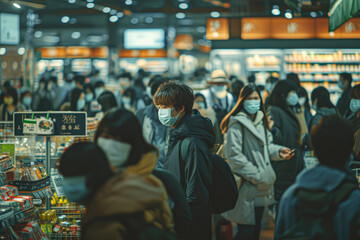 Panic Buying: Masks and Carts in Crisis
