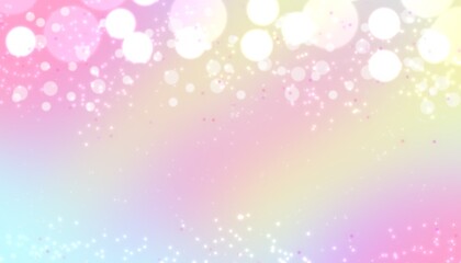 abstract bokeh on colorful pastel blur gradient background