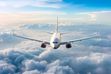 Obraz premium Breathtaking Aerial Landscape with Enormous Plane