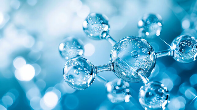 Blue molecule structure