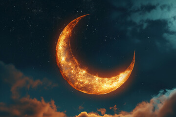 Obraz na płótnie Canvas ramadan Kareem, Ramadan crescent moon, Eid Mubarak Islamic festival social media banner and Eid Mubarak Post Template, islam