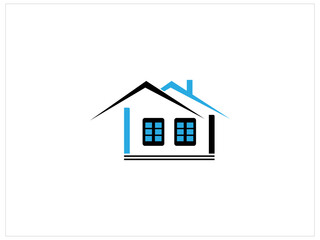 Realistic house concept design vector templete illustration,