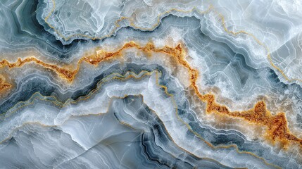 Naklejka premium Close up Marble granite light sky-blue and light amber white with gold texture. Background wall surface black pattern graphic abstract light elegant gray floor ceramic counter texture stone slab smoot