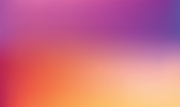 Abstract blurred gradient background in bright colors. Colorful smooth illustration.
