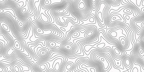 Map in Contour Line Light topographic topo contour. Ocean topographic line map with curvy wave isolines vector Topographic Map background.  illustrations of maps Abstract Geometric.