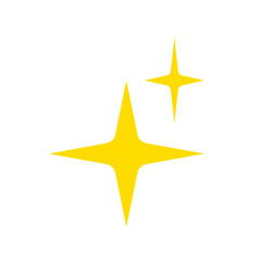 Sparkling gold star