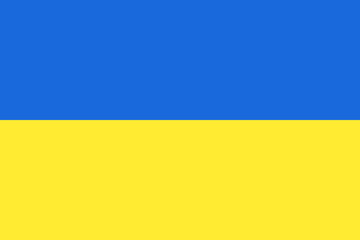 Flag of Ukraine. Vector illustration. The color of the original. vector