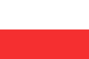 Poland national Flag vector eps