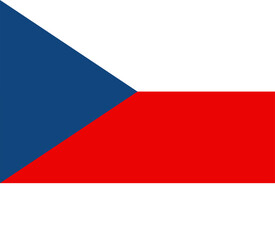 Czech Republic national flag vector