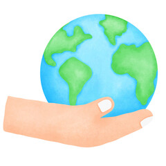 The world in hand