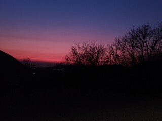 Naklejka premium Beautiful sunset