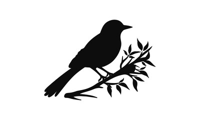silhouette illustration bird element