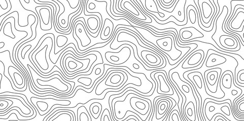 Abstract white topography vector background. Topographic map. Geographic mountain relief. counter map wavy line paper textrue. grid curve line abstract vector illustration . 