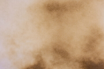 Old burnt paper with stains