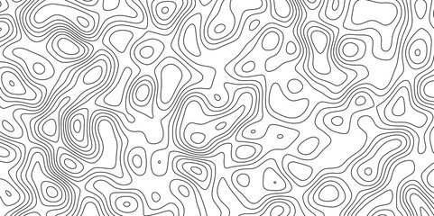 Abstract white topography vector background. Topographic map. Geographic mountain relief. counter map wavy line paper textrue. grid curve line abstract vector illustration . 