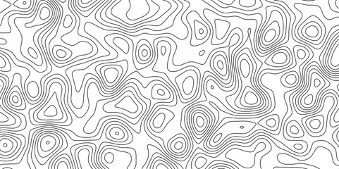Abstract white topography vector background. Topographic map. Geographic mountain relief. counter map wavy line paper textrue. grid curve line abstract vector illustration . 