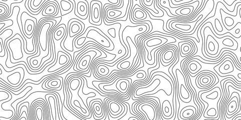Abstract white topography vector background. Topographic map. Geographic mountain relief. counter map wavy line paper textrue. grid curve line abstract vector illustration