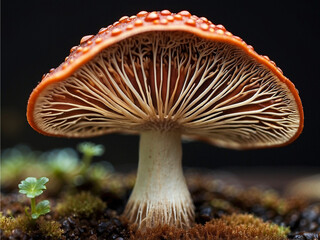 mushrooms in the forest