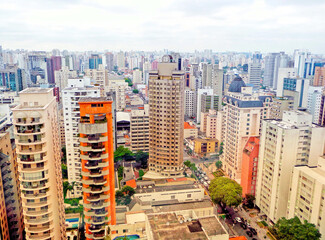 Panoramic view of Sao Paulo, Brazil