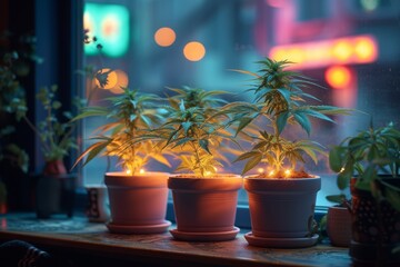 Obraz premium Cannabis Hanf Marihuana