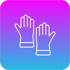 Obraz premium Cleaning Gloves Icon