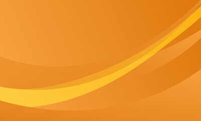orange soft lines wave curves on smooth gradient abstract background