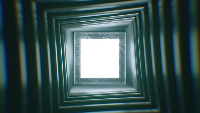 A abstract background with transparent and blurred glass animation

