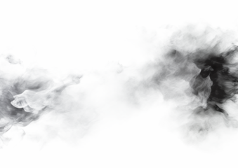 Grey Mist and Smoke Overlay - Transparent Background PNG