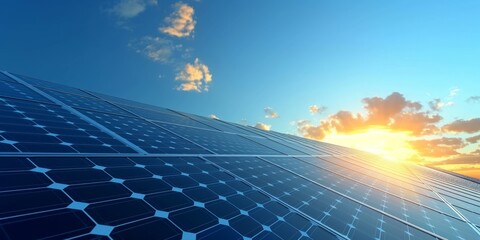 solar panels concept